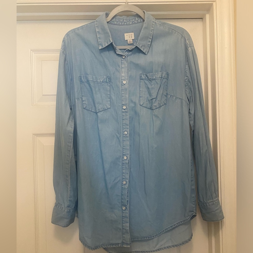 Chambray Shirt Size Large
